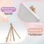 12-Pack Mini Art Kit, 4 x 4 Inch Canvas Boards, with Easels, Flat Brushes, Carousel 5