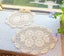 Crochet Lace Doily Placemats Coaster 35cm Carousel 2