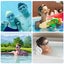 6pair Swim Earplugs Nose Clips Set, Silicone Waterproof Protector Nose Clip Carousel 6