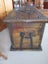 2218 AWESOME ANTIQUE STUDDED WOODEN CHEST Carousel 5