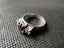 Vintage Sterling Silver & Amethyst Ring - Lot F400 Carousel 5