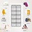 Over the Door Shoe Organizer, Closet Storage Holder, Hanging Shelves for Ba Carousel 4