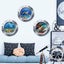 8pcs 11.6'' Underwater Ocean World Wall Decals, 3D Sea Creatures Stickers f Carousel 6