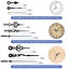 Quartz Clock Movement Mechanism Kit, DIY Wall Operated Chime Clock Motor Ki Carousel 5