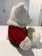 Large Plush White Santa Bear with Red Knitted Cardigan Carousel 3