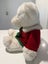 Large Plush White Santa Bear with Red Knitted Cardigan Carousel 5
