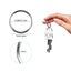 100pcs Round Flat Key Chain Rings, 1in/25mm Metal Split Ring Key Rings Chai Carousel 2