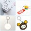100pcs Round Flat Key Chain Rings, 1in/25mm Metal Split Ring Key Rings Chai Carousel 4