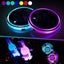 NEW Car LED Cup Holder Light Mats Car Coasters Bottle Atmosphere Light Cons Carousel 1