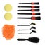 12pcs Car Cleaning Kit Sponge Cleaning Brushes Wire Bristles Car Wash Glove Carousel 1