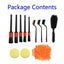 12pcs Car Cleaning Kit Sponge Cleaning Brushes Wire Bristles Car Wash Glove Carousel 2