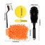 12pcs Car Cleaning Kit Sponge Cleaning Brushes Wire Bristles Car Wash Glove Carousel 5