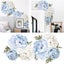 Large Peony Flower Art Wall Sticker Living Room Decals Home DIY Decoration Carousel 5