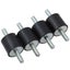 4x Air Conditioning Heat Pump Anti-vibration Feet Anti-vibration Dampers M8 Carousel 8