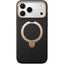 Torras iPhone 17 Pro Max (6.9") 2025 Ostand Spin VegSkin Case - Black Full Carousel 2