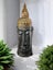 Long Buddha Face Statue - Fiber Cement - 180cms - Black & Gold Finish Carousel 1