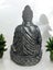 Meditating Lotus Buddha Statue - Fiber Cement - 150cms - Black Finish Carousel 2