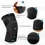 1/2pcs Adjustable Sports Knee Pad for Men Women Hiking Soccer Basketball Carousel 4