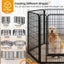 24 Panels Heavy Duty Dog Pen Panels 120cm Carousel 3