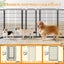 24 Panels Heavy Duty Dog Pen Panels 120cm Carousel 5