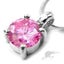 Sterling Silver Pink Pendent Carousel 1