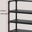 5Tier Coat Shoe Rack Sturdy Large Entryway Rack Carousel 3