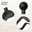 100 Pcs Plastic Curtain Hooks for Gazebo, Black Hooks for Curtains and Drap Carousel 4