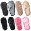4 Pair Washable Mop Shoes,Removable Microfiber Cleaning Slippers,Mopping Sl Carousel 1