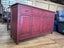 Large Rustic Distressed Red 4-Door 4-Drawer Sideboard / Buffet Carousel 4