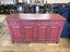 Large Rustic Distressed Red 4-Door 4-Drawer Sideboard / Buffet Carousel 2