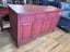 Large Rustic Distressed Red 4-Door 4-Drawer Sideboard / Buffet Carousel 15