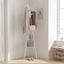 Aero Coat Rack with Storage Shelves - White Carousel 6