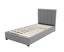 Sleepcenter Modern Headboard Bed Frame - King Single - Grey Carousel 1