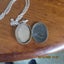 Stirling silver locket and chain Carousel 6