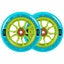 MADD GEAR 120MM SYNDICATE AR WHEELS BLUE / GREEN PAIR Carousel 1
