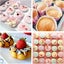 ZeenArt 3 Pack Mini Muffin Pan, 24 Cups Nonstick Silicone Cupcake Pan, Pan Carousel 7