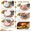 Stainless Steel Non Stick Hamburger Mold Press With 100 Silicone Paper Shee Carousel 4