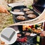 Stainless Steel Non Stick Hamburger Mold Press With 100 Silicone Paper Shee Carousel 5