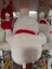 White Christmas Bear with Hat and Scarf and Lovely Red paws Carousel 3