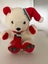 White Christmas Bear with Hat and Scarf and Lovely Red paws Carousel 5