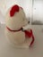 White Christmas Bear with Hat and Scarf and Lovely Red paws Carousel 6