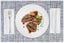 PVC Placemat, 6 PCS of Non-Slip Heat Resistant Place Mats, Washable Vinyl P Carousel 2