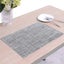 PVC Placemat, 6 PCS of Non-Slip Heat Resistant Place Mats, Washable Vinyl P Carousel 3