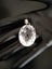 Huge Rock Crystal Sterling Silver Pendant Carousel 16