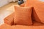 ASHFORD Fabric Sectional Compressed Sofa (Orange) - Chaise Facing Right Carousel 10