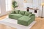 ASHFORD Fabric Sectional Compressed Sofa (Green) - Chaise Facing Right Carousel 7