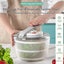 Vegetable Dryer Salad Spinner Hand Press Spinner Machine Vegetables Strainer Carousel 2