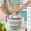 Vegetable Dryer Salad Spinner Hand Press Spinner Machine Vegetables Strainer Carousel 7