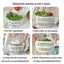 Vegetable Dryer Salad Spinner Hand Press Spinner Machine Vegetables Strainer Carousel 12