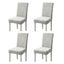 Chair Cover 4Pcs Stretch Dining Chair Cover Seat Covers Washable Banquet Wedding Carousel 1